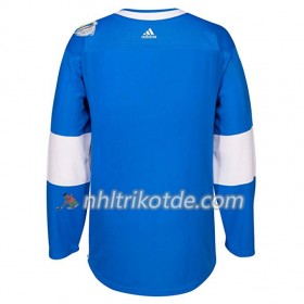 Finnland Trikot Blank 2016 World Cup Blau Premier - Herren